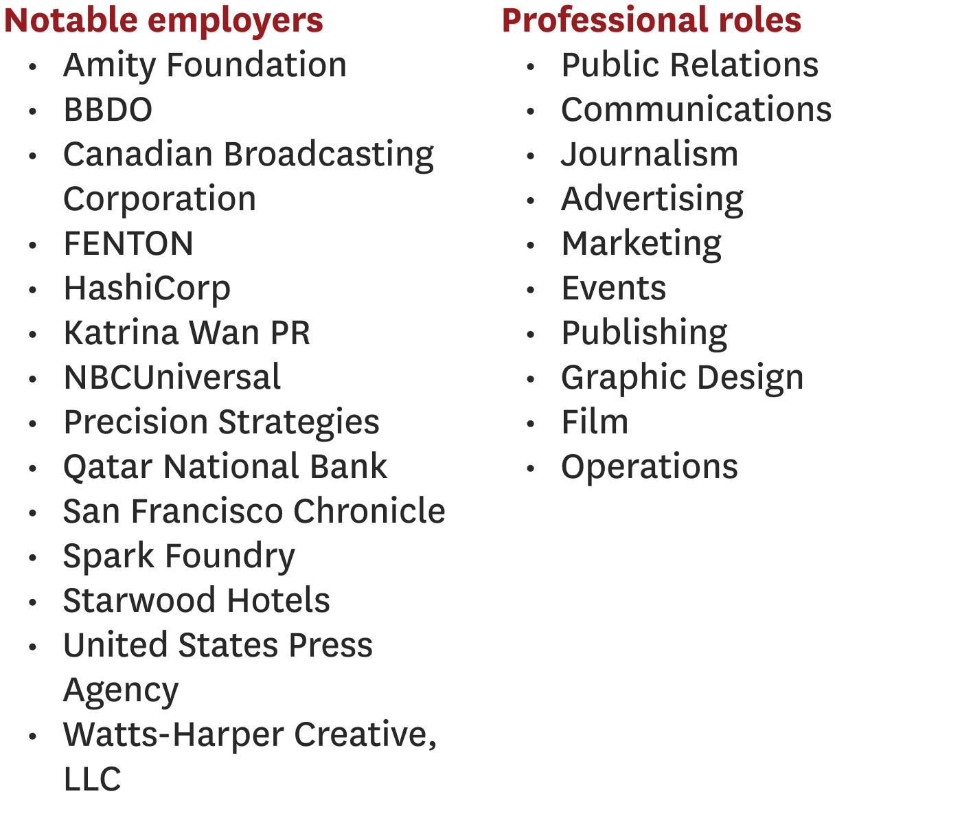PRISM Class Profile 6